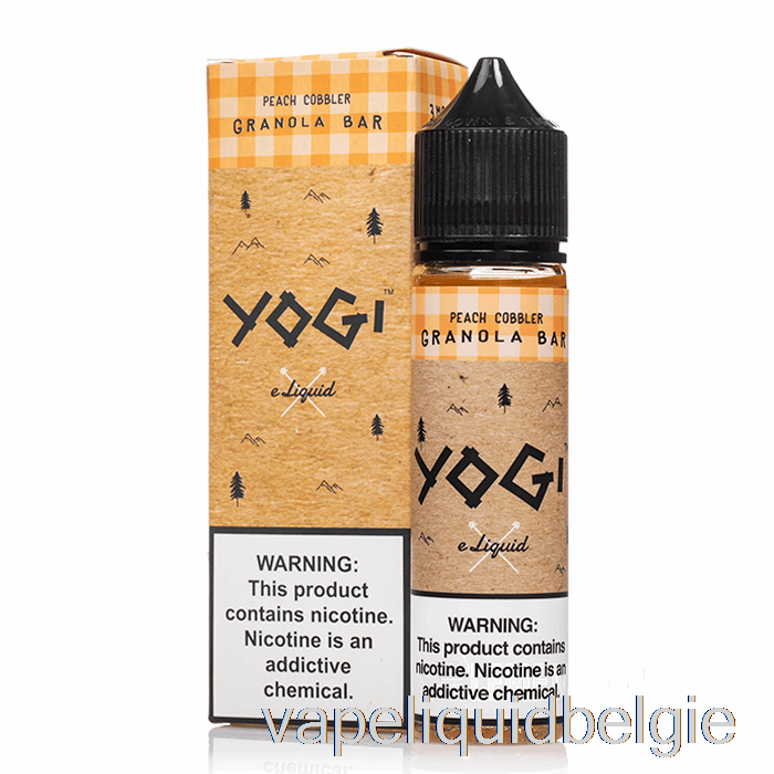 Vape België Perzik Schoenmaker Mueslireep - Yogi E-liquid - 60ml 0mg